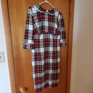 NBW Size L Hell Bunny Vixen plaid dress